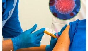 Immune system fighting cancer cells – natural health support concept